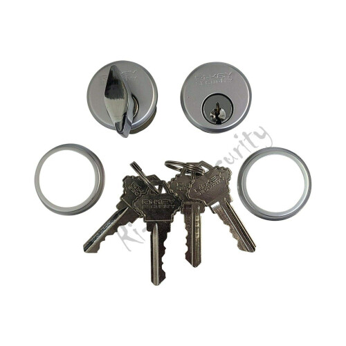 Storefront Deur Insteekslot Grendel Met 2 Cilinders Adams Rite C 2