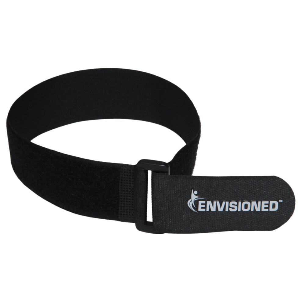 Reusable Cinch Straps 3" X 60" - 4 Pack, Multipurpose Strong Gripping, Quality Hook And Loop Securing Straps (Black) 5060776391059