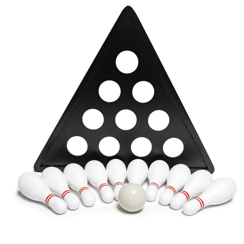 Σετ Πινέζων Shuffleboard Bowling YDDS με 10 Πινέζες Ξύλου και Μπάλα 1