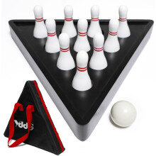 YDDS Set di birilli da bowling Shuffleboard con 10 pezzi di bowling in legno duro di prima qualit
