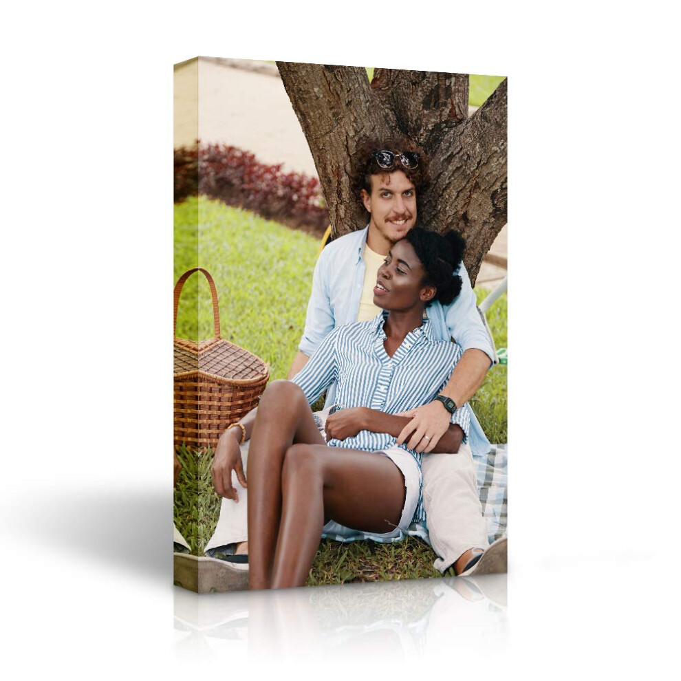 Signleader Canvas Drukuje Ze Zdjeciami Spersonalizowane Pltno Scienne Niestandardowe Twoje Slodkie Wspomnienia Na Pltnie - 12X18 Cali-image