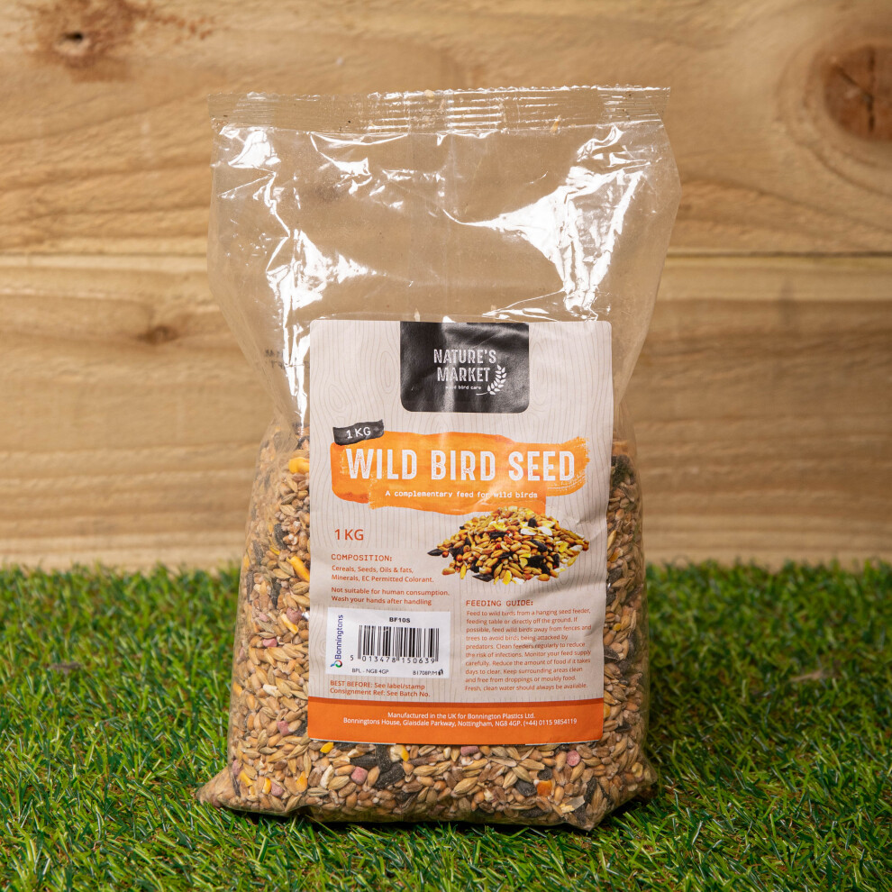 1kg Bag Garden Wild Bird Seed