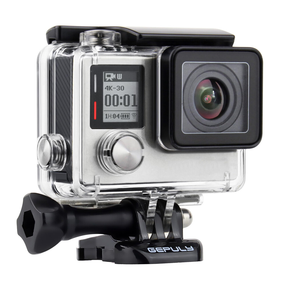 Bo Tier Tanche Gepuly Pour Gopro Hero 4 Hero 3+ Hero 3 Photographie Sous-Marine - Tanche Jusqu' 40 M (131 Pi) - Avec D Gagement Rapide-image