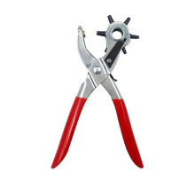 (As show, One size) Belt Punching Machine Multifunctional Punching Tool Belt 9 Inch Plastic Impregnated Handle