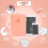 Libro delle password Clever Fox con schede. Indirizzo Internet e password Orga 3