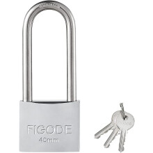 (As show, One size) Marine Grade Rustproof Padlock With Stainless Steel Shackle And Chrome Plated Brass Body, Outdoor Padlock Weatherproof, 2 Heavy Duty Locks With 6 Same