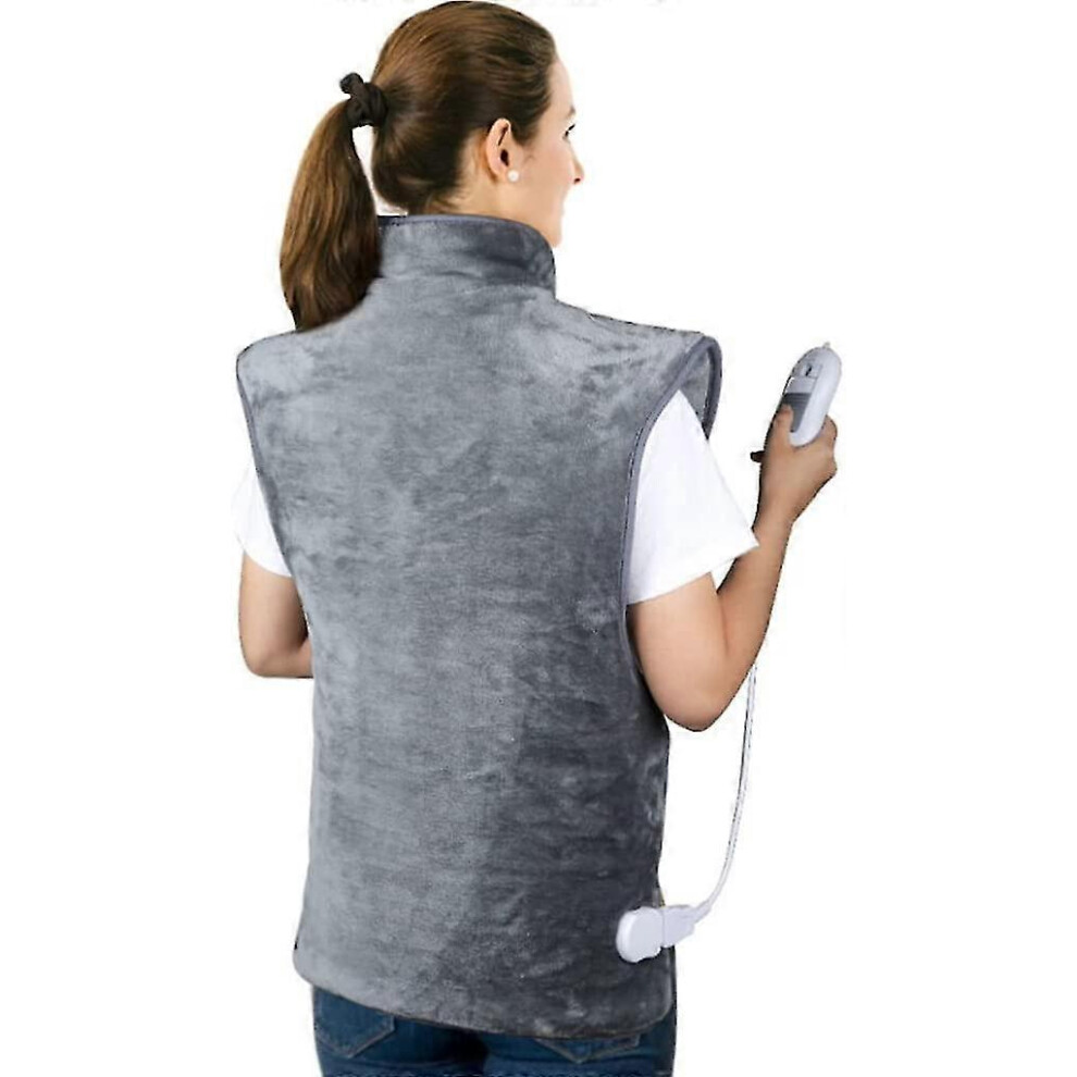 Fitville (As Show, One Size) Electric Blanket Neckshoulderback Heating Pad With Fast-Heating Technology3 Temperature Settings
