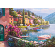 Sung Kim Art - Skládačka 1000 dílků pro dospělé (Lakeside Bloom)
