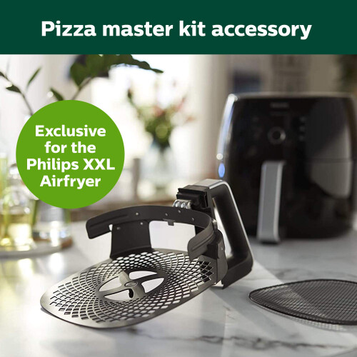 Σετ αξεσουάρ Pizza Master για Philips Airfryer XXL, Δίσκος πίτσας 26 εκ., Έτοιμο σε 8 λεπτά 1