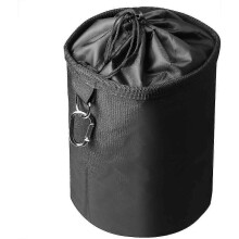 (As show, One size) Black Large Peg Bag, Durable Premium Clothes Peg Bag Waterproof Clothes Pin Bags With Hanger Clips Resistant Clothes Bag(black)