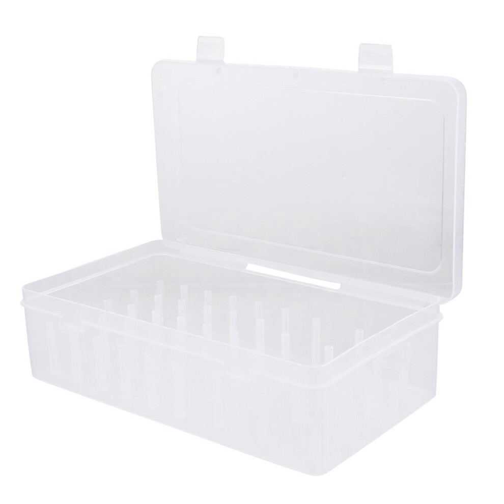 Kricely (As Show, One Size) 2Pcs Large Capacity Sewing Thread Holder Boxes Organizer For Thread Spools