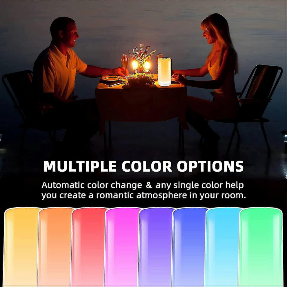 (As show, One size) Wake Up Light, Totofac Sunrise Alarm Clock Sunset Simulation Night Light With 6 Nature Sound, Touch Control,stepless Dimming-image-OPC-PG9H6FQ-NEW