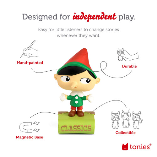Tonies Pinocchio Audio Play Character with Favorite Classics 1