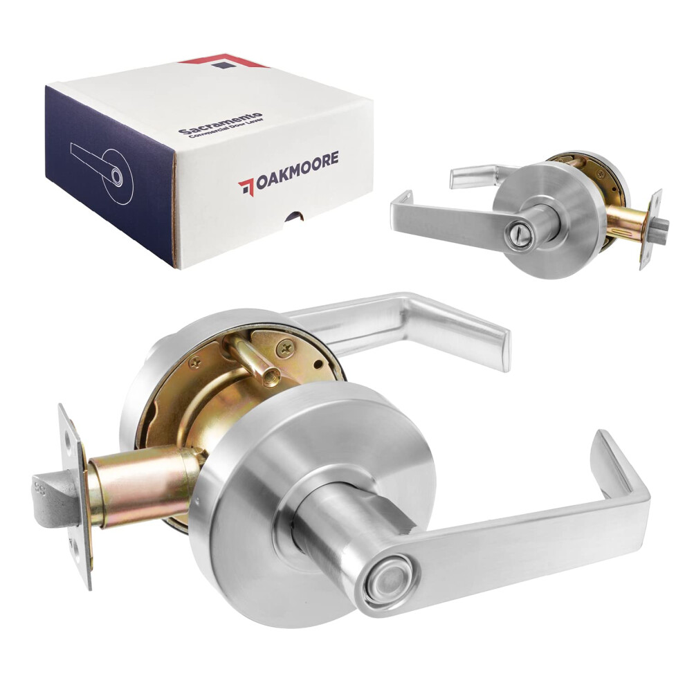 Oakmoore Heavy Duty Commercial Door Lever Grade (Privacy) - Commercial 733569326174