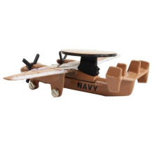 Runway24 RW085 Northrop Grumman E-2C Hawkeye Aircraft United States Navy with Runway Section Diecast Model Airplane, Tan