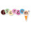 iscream Mini Memos Lucky Rainbow Mini Glittery Binder Clips 2
