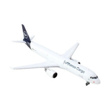 GeminiJets GJ2135 Airbus A321P2F Commercial Aircraft Lufthansa Cargo D-AEUC White with Blue Tail 1-400 Diecast Model Airplane