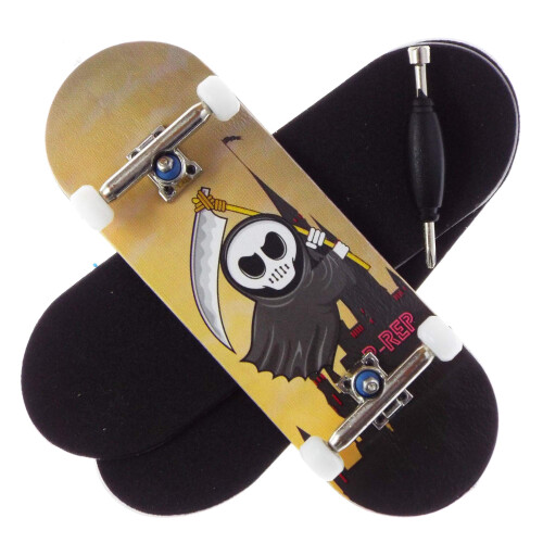 P-REP Little Reaper - Solid Performance Complete Wooden Fingerboard (Chromite, 32mm x 97mm) 1