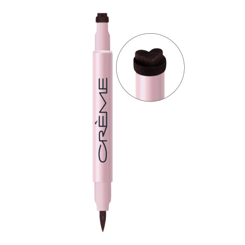 The Crme Shop | Σφραγίδες Εύκολης Εφαρμογής Eyeliner (Καρδιά, Σκούρο Καφέ) 1