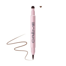 The Crme Shop | Σφραγίδες Εύκολης Εφαρμογής Eyeliner (Καρδιά, Σκούρο Καφέ)