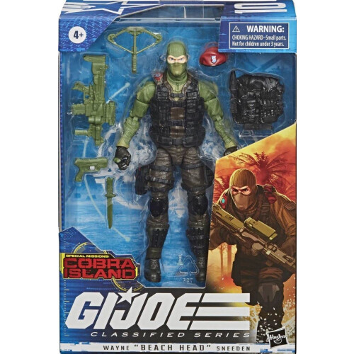 G.I. Joe Classified Beach Head Figur