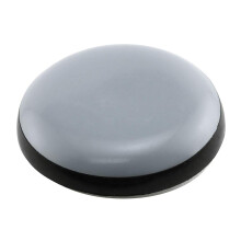 Prime-Line MP75108 1 In. Grigio/Nero Pad in Plastica Auto-adesivi per Mobili (8 Pezzi)