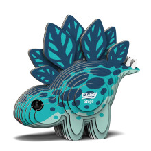Eugy Stegosaurus Dinosaurier 3D-Puzzle, 22-teiliges, umweltfreundliches Lernspielzeug fr Jungen, Mdchen und Kinder ab 6 Jahren