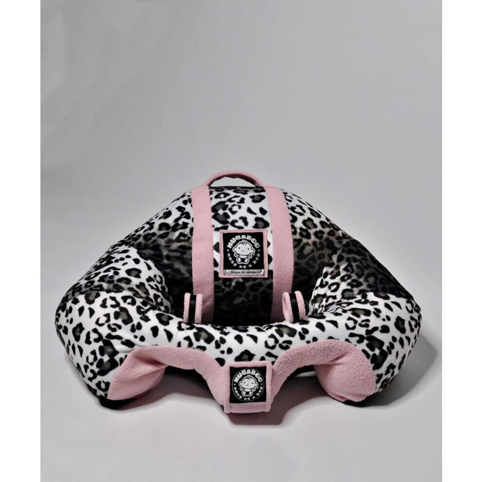 The Original Hugaboo Infant Sitting Chair | 2nd Edition | Pink Snow Le-image-OPC-PFMM7BK-NEW