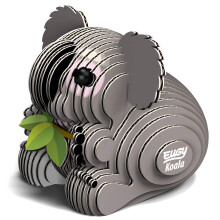 Eugy Koala 3D Puzzle, 30 Teile umweltfreundliches Spielzeug für Kinder ab 6 Jahren