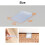8 Pcs Plastic Clear Table Shims  Level Wedge for Home Improvement  Hav 5