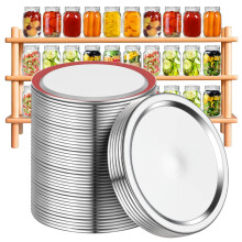 36 STK Almindelige mundd?sel?g L?g til Mason Jar Split-Type
