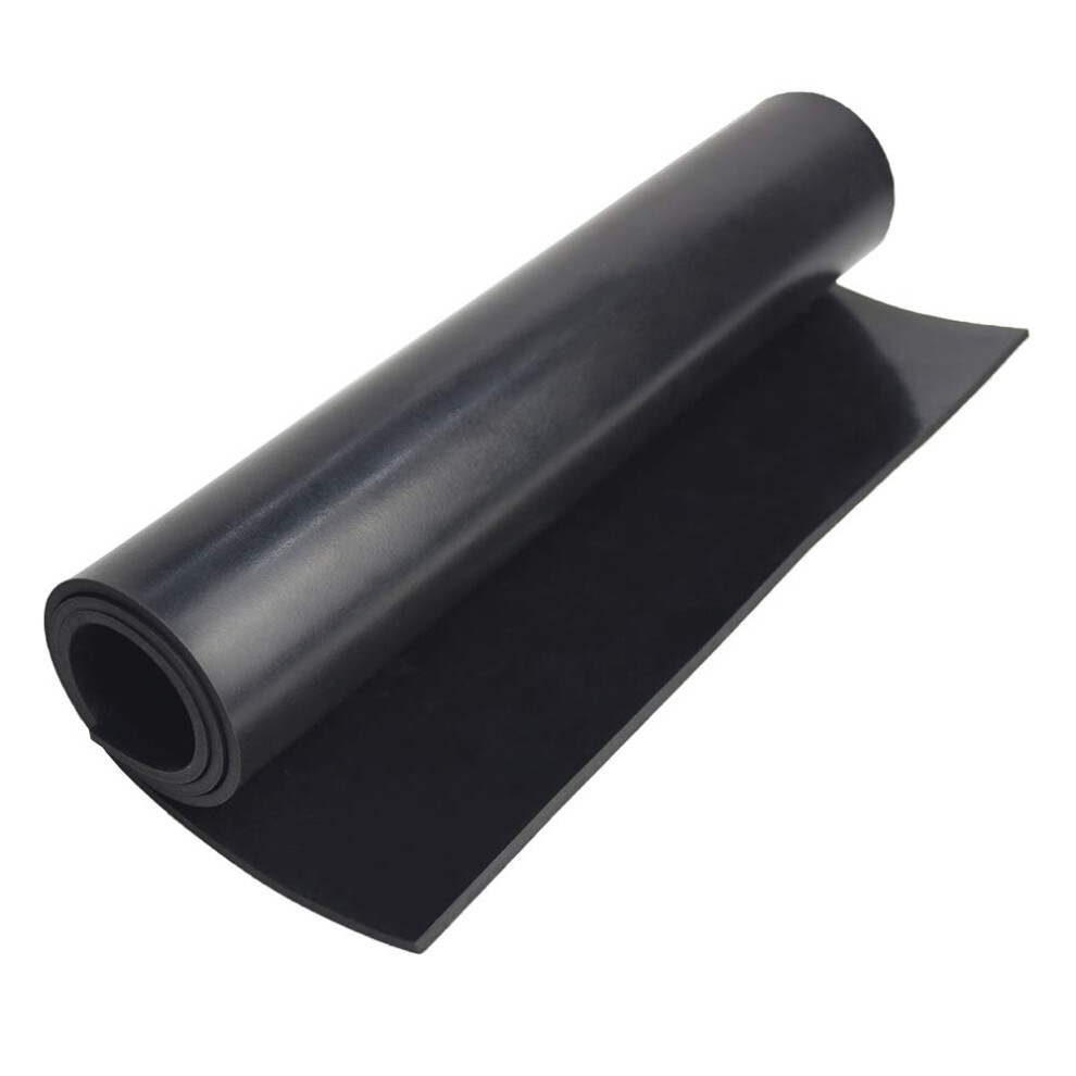 Rotoli Di Foglio Di Gomma Neoprene 0,35 Cm Di Spessore X 30,5 Cm Di Larghezza X 61 Cm Di Lunghezza, Elastici Resistenti Utilizzati Per Guarnizioni, Materiali Fai Da Te, Supporti, Livellamento, Tenuta-image
