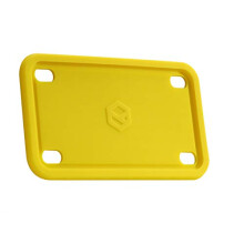 Rightcar Solutions Motor siliconen kentekenplaatframe | Het originele premium siliconen fietsplaatframe | Roestbestendige rammelaarbestendige weerbes