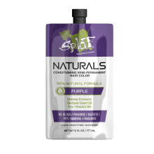 Splat Naturals Fioletowy 6 fl. uncja Pltrwala koloryzacja wlosw Formula 95% naturalnej farby do wlosw Weganska i wolna od okrucienstwa Trwalosc d