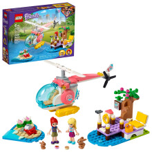 Lego Friends Vet Clinic Rescue Helicopter 41692 Building Kit; Gr bra fdelsedag fr barnen ny 2021 (249 stycken)