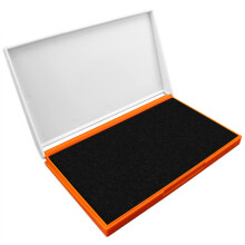Plastic Case Stempelkussen Groot Formaat Zwarte Kleur - Formaat: 4"""" x 7"""" - Kies uit 15 Inktkleuren