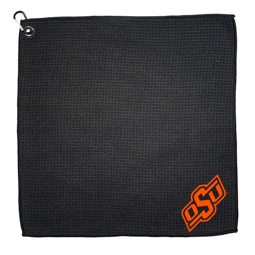 Asciugamano da golf Team NcAA Oklahoma State Cowboys con moschettone