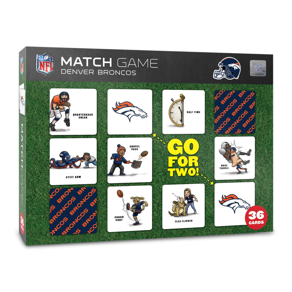 Photos - Board Game YouTheFan Memory Match YouTheFan NFL Memory Match Game, Team Colors, Medium US