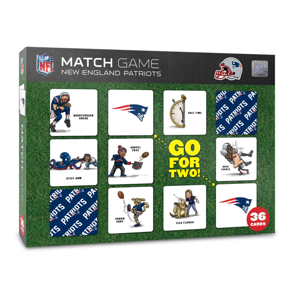 Photos - Board Game YouTheFan Memory Match YouTheFan NFL Memory Match Game, Team Colors, Medium US 2501628