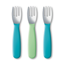 NUK Kiddy Cutlery Forks  3 Pack  18+ Months