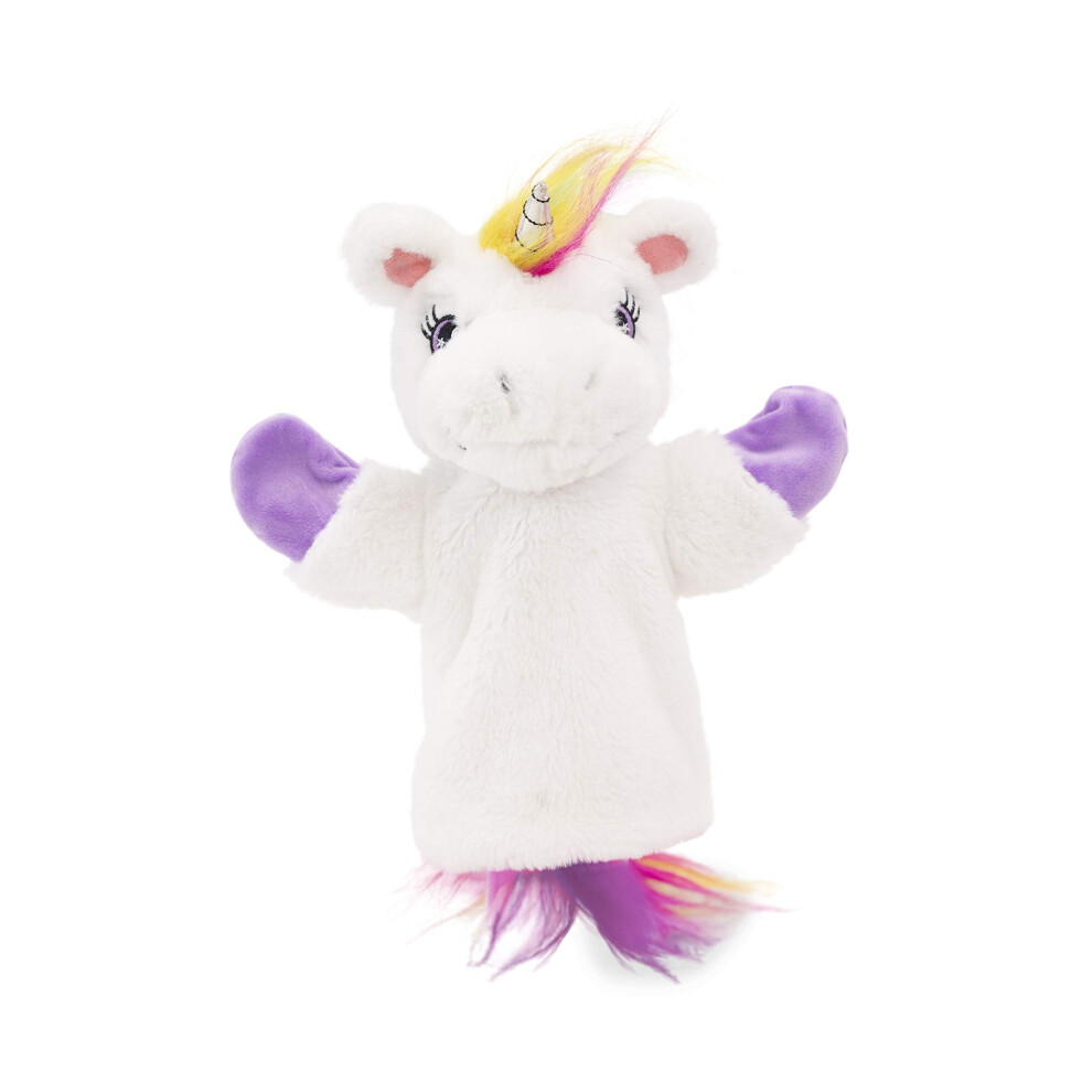 Peluche A Forma Di Unicorno Per Bambini (Burattino A Forma Di Papavero) - Burattino A Forma Di Unicorno - Burattini A Forma Di Animale Di Peluche