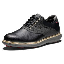 FootJoy Men's Traditions Golf Shoe  Black/Black  10