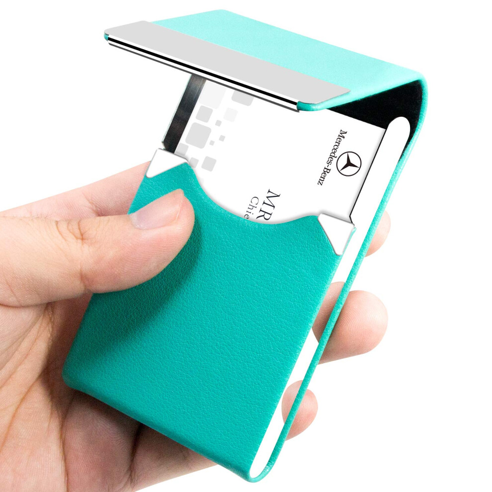 Estuche Para Tarjetas De Presentaci N Profesional Padike De Cuero Sint Tico-image