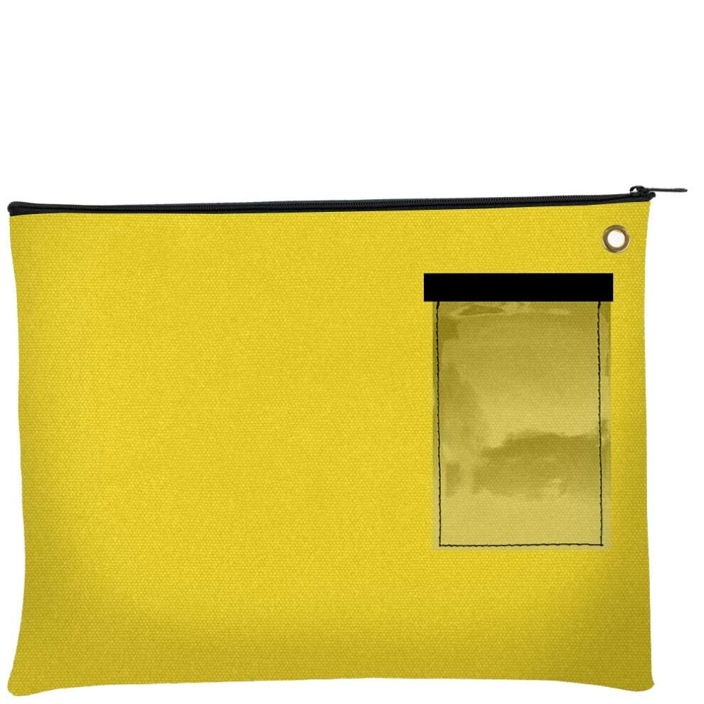 Banksupplies Busta Postale Per Ufficio In Tela Da 14 Once | 14L X 11A | Giallo |