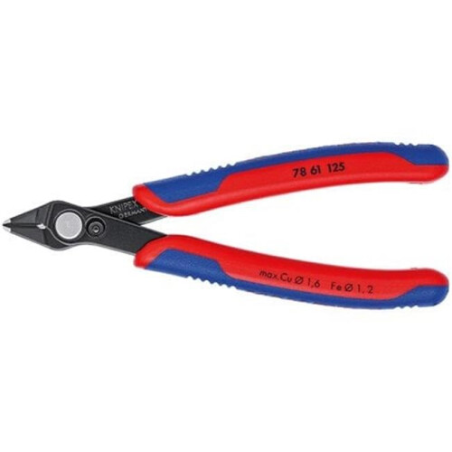 Knipex Knipex Tools KX7861125SBA 4.9 in. Electronics Super-Knips Cutting Pliers