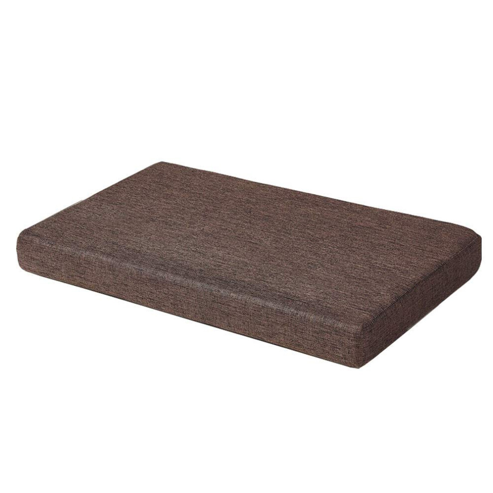 Coussin de si   ge de banc en mousse     m   moire de forme avec dossier en caoutchouc antid   rapant pour balan   oire d'int   rieur 36 x 18 pouces