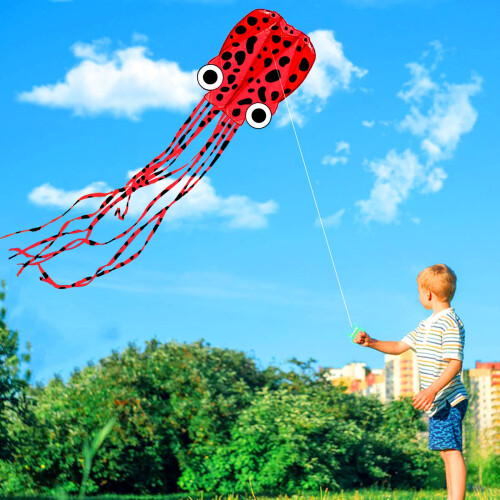 Mint's Colorful Life Octopus Kite 3 fleckige Farben 1