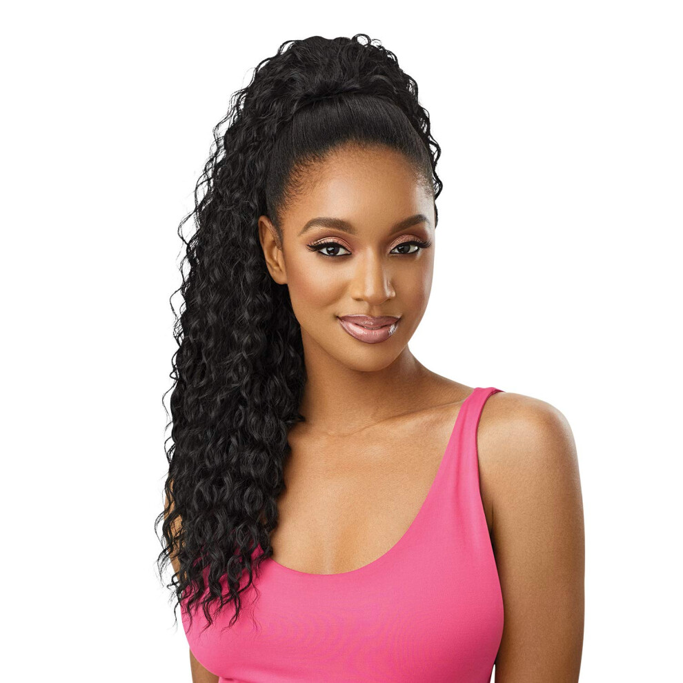 Buiten Speel Unisex Outre Ponytail Pretty Quick Deep Curl 24"" (Drgibrn)