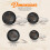NutriChef 7-Piece Cookware Set Stainless Steel 3