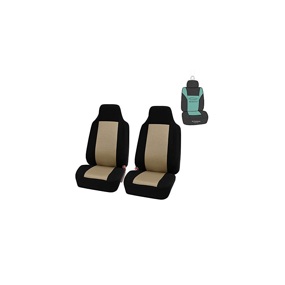 Fh Group Automotive Car Seat Covers Interior Front Seats Only Ac Beige 196342004636